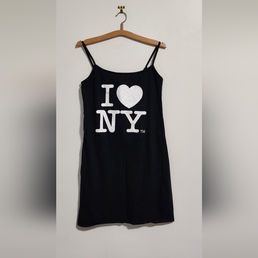 I love NY Tank Dress Black